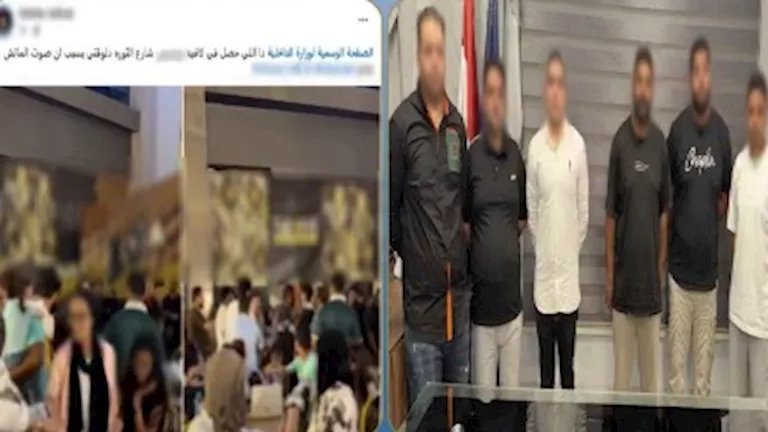 فيديو مشاجرة داخل كافيه بمصر الجديدة