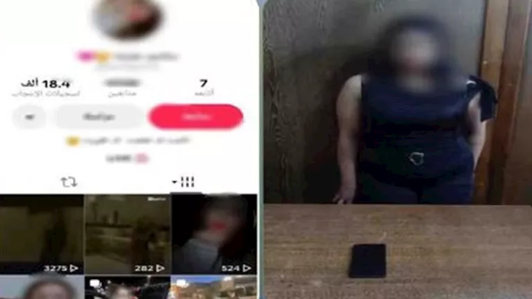 ضبط صانعة محتوى بتهمة نشر محتوى خادش للحياء